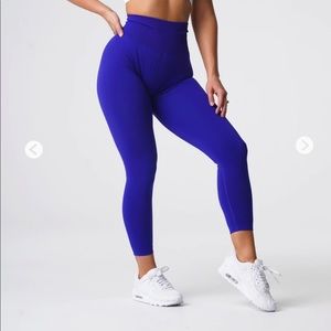 NVGTN Cobalt Blue Solid Seamless Leggings